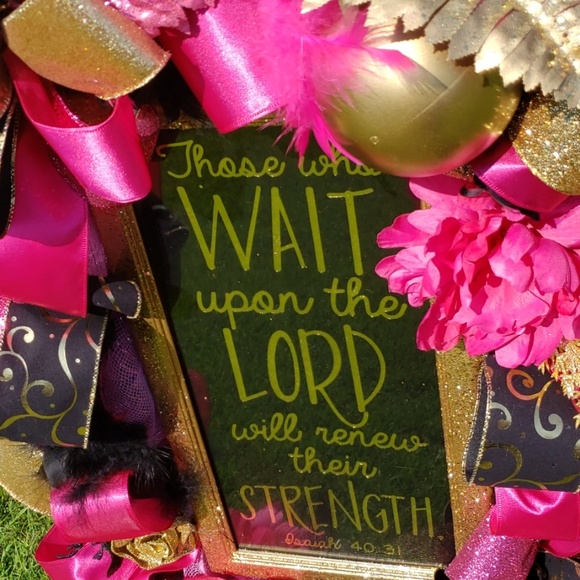 Religious inspired wreath - Picture 2 of 7